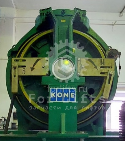 Шкив канатоведущий (КВШ) 750x6x13мм ширина 160мм лебедки MR26 KM160049H02 Kone