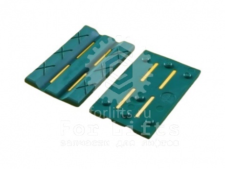 Вкладыш (книжка) EM 16PA паз 16мм 140х29,5х30мм башмака HSML+WSML 6 51-00-01603 Kleemann (полиамид)