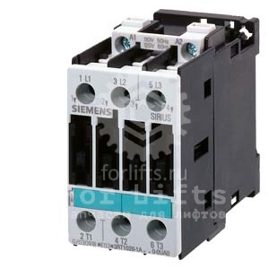 Контактор 3RT1026-1AP00 Siemens катушка 230В 50-60Гц 3-полюса, АС-3, 11кВт/400В, типоразмер S0