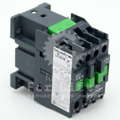Контактор LC1E1810F7 катушка 110VAC 18А 1но  Schneider Electric