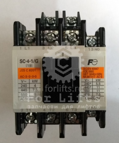 Контактор SC-4-1/G, катушка 48V DC (NO) Fuji Electric