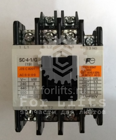 Контактор SC-4-1/G, катушка 48V DC (NO) Fuji Electric
