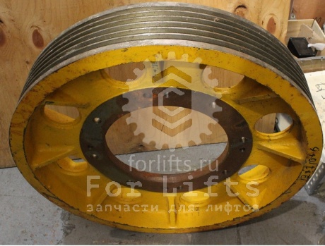 Шкив канатоведущий (КВШ) 710х6х12мм  Sigma (LG-Otis)