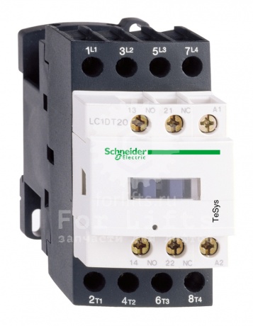 Контактор LC1DT25MD Schneider Electric 220В/DC 25А 4Р (но+нз)