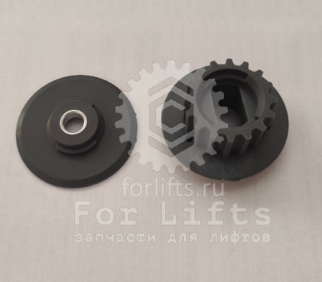 Шкив мотора привода дверей кабины с двумя шторками PPM-VF00.C0000 Fermator (Китай)