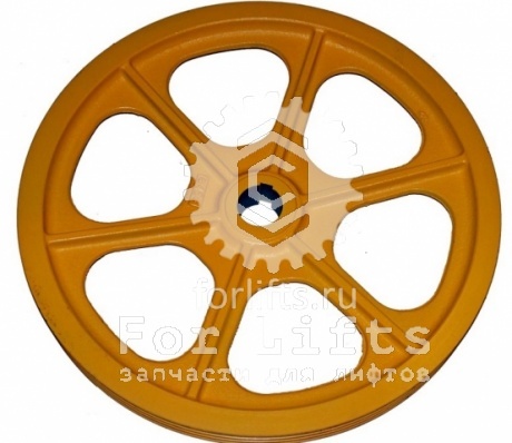 Шкив канатоведущий (КВШ) 620х3х10мм чугун СЧ30 ZAA260AT3 Otis
