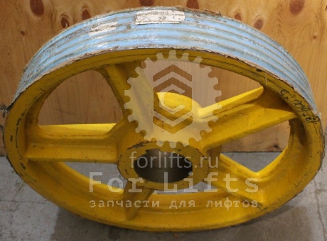 Шкив канатоведущий (КВШ) 600х5х12мм Sigma (LG-Otis)