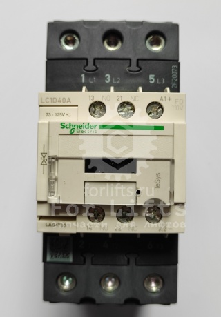 Контактор LC1D40A FD 110VDC 3P AC3 440В 40А Schneider Electric
