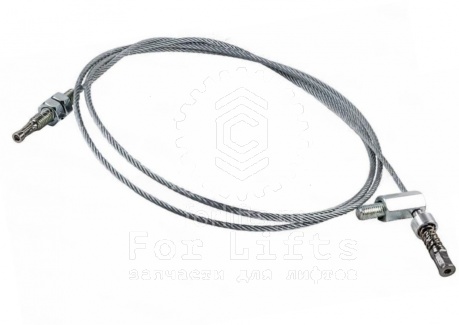 Тросик L=3754мм ДК центрального открывания проем 900мм FAA712K739 Otis