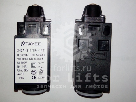 Выключатель концевой самовозвратный TAYEE X42A-S11/1R(-14T) эскалатора Otis
